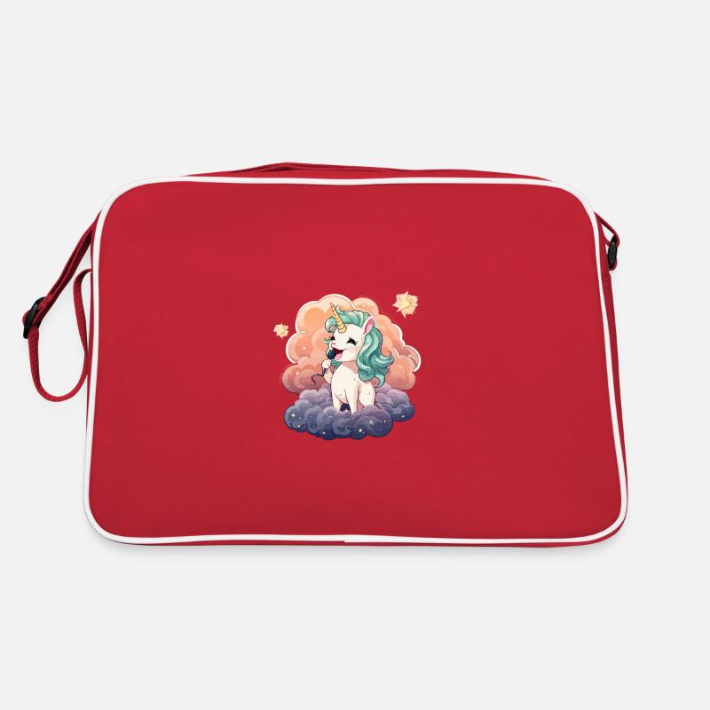 Himmlisches Ständchen Einhorn Retro Tasche
