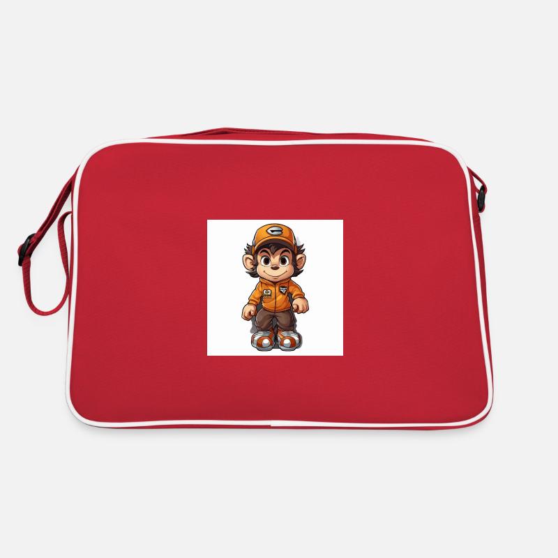 Monkey Skateboard Deck Retro Bag
