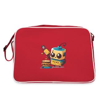Robo-Chef - Retro Bag - red/white - Back