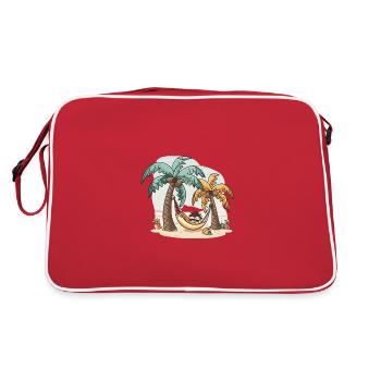 The Relaxation Guru - Retro Bag - red/white - Back