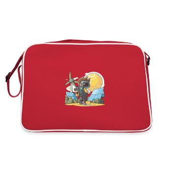 Exploiter le soleil : Explorez le monde du pow solaire - Sac Retro - rouge/blanc - Dos