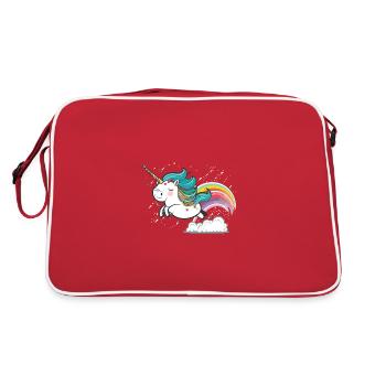 Rainbow Flight - Retro Bag - red/white - Back