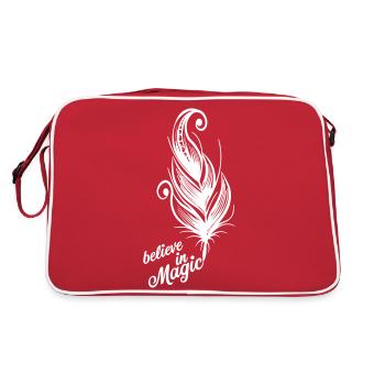 Croire au stylo magique - Sac Retro - rouge/blanc - Dos