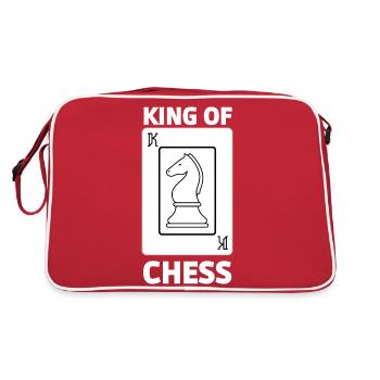T-shirt Roi des échecs - Sac Retro - rouge/blanc - Dos