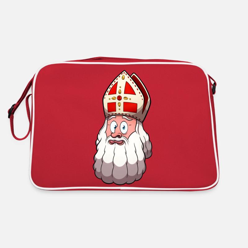 Saint Nicholas Face Retro Bag