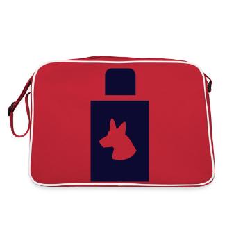 DOG CAT PET - Retro Bag - red/white - Back