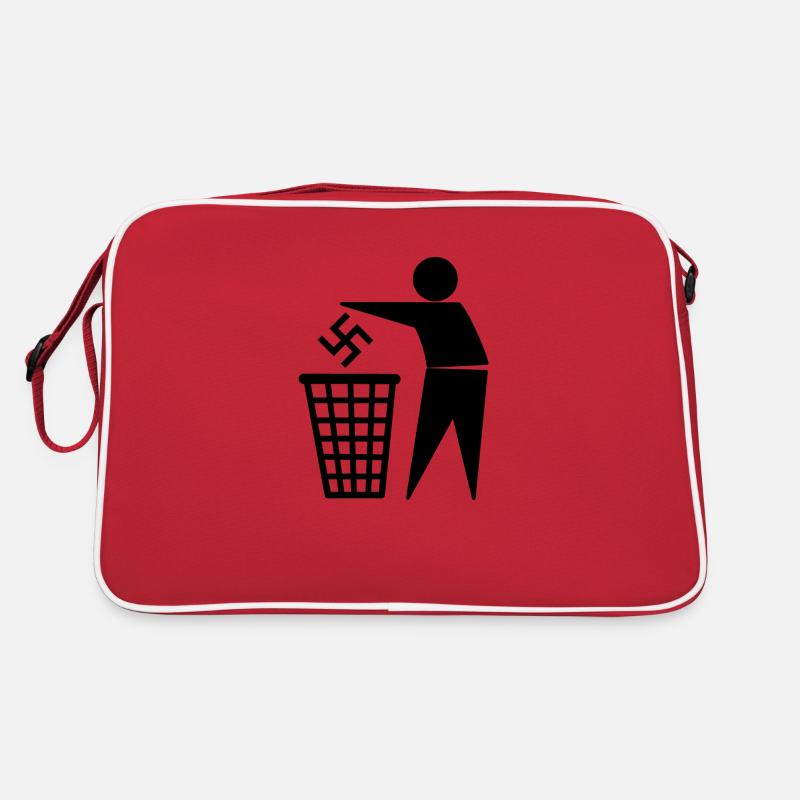 Antifa - Retro Tasche - Rot/Weiß
