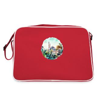 Turkish architecture - Retro Bag - red/white - Back