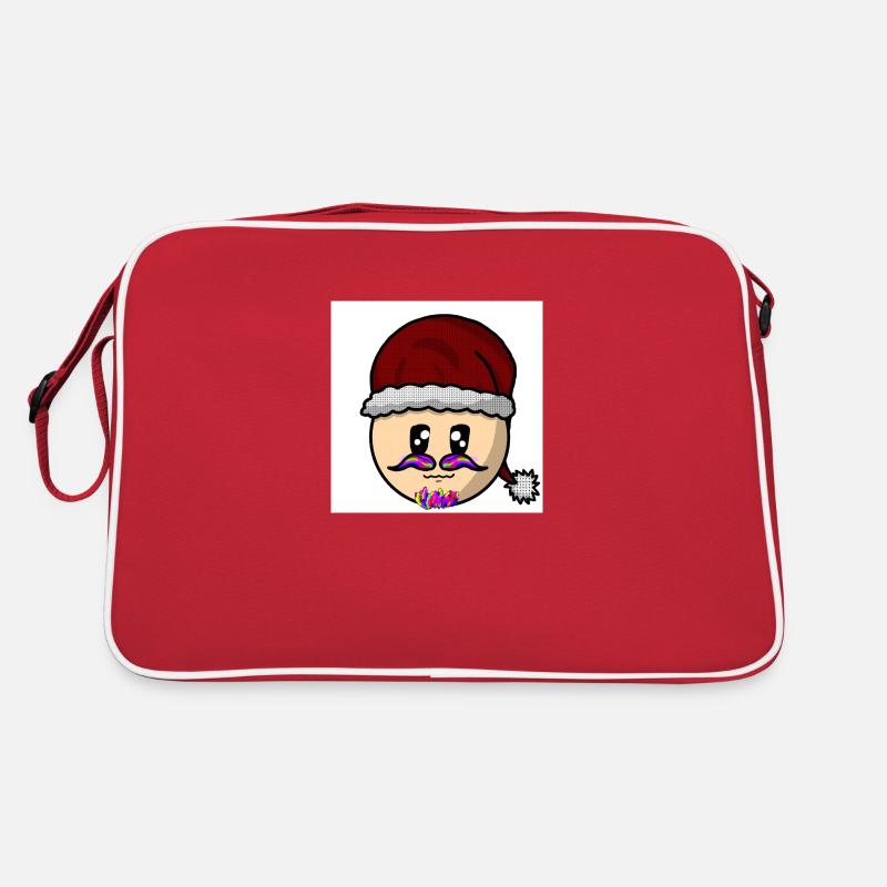 Hoho - Retro Tasche - Rot/Weiß