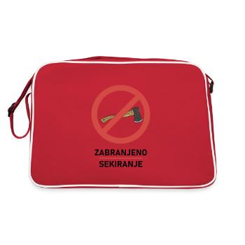 Zabranjeno sekiranje Yougoslavie Jugo Tito SFRJ - Sac Retro - rouge/blanc - Dos
