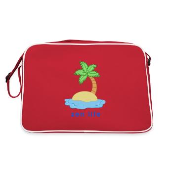 Zen life - Sac Retro - rouge/blanc - Dos