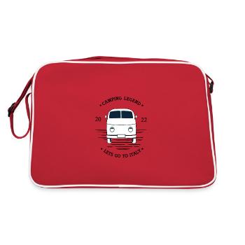 Camping Legend 2022 bl - Sac Retro - rouge/blanc - Dos
