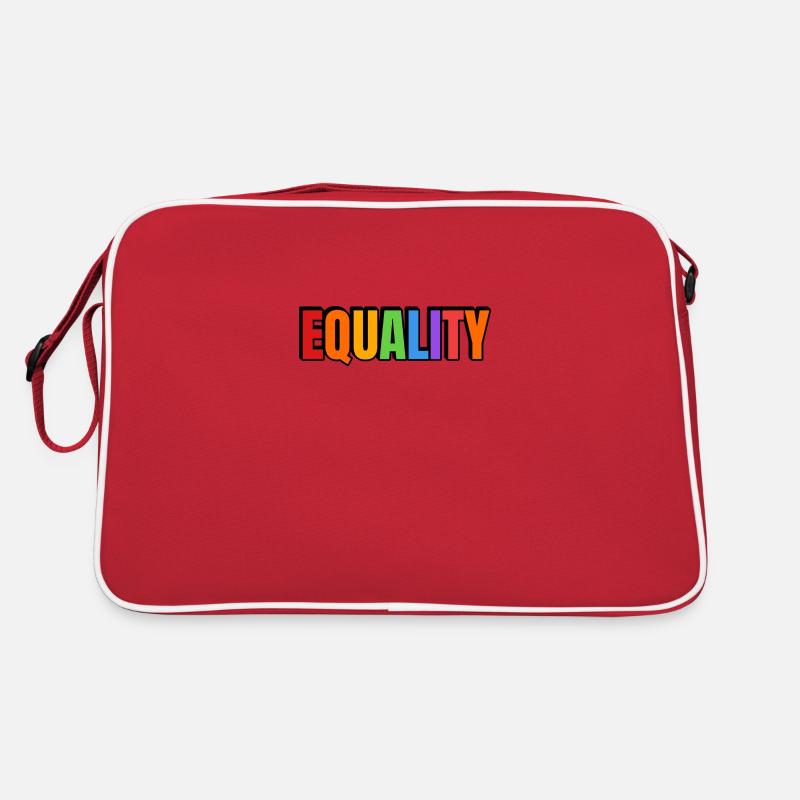 EQUALITY Regenbogen Retro Tasche