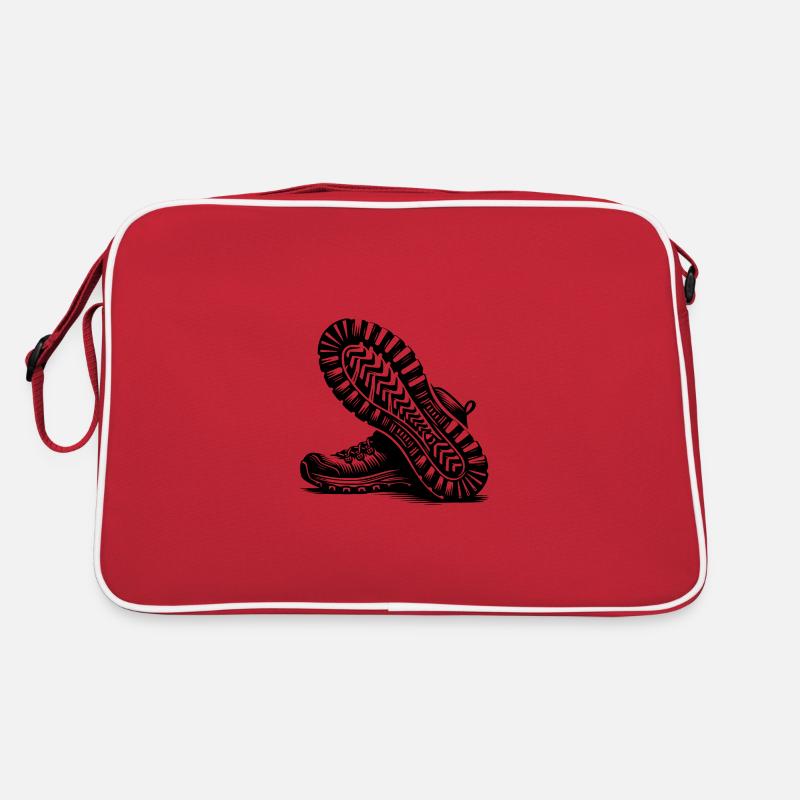 Hiking boots with deep tread Retro Bag