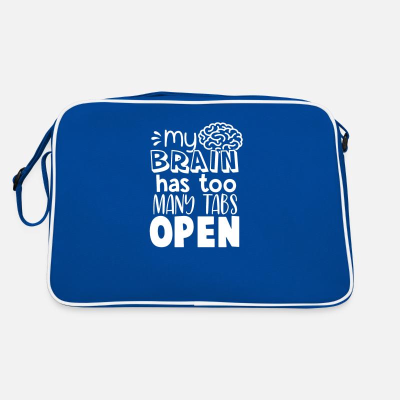 Cerveau trop d'onglets Open Gift for Coder Sac Retro