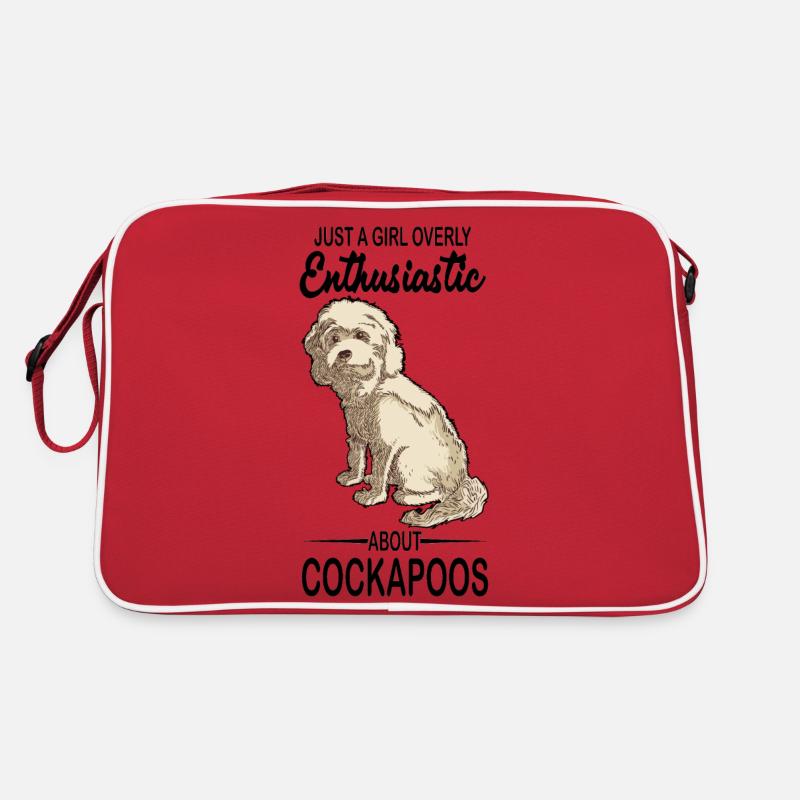 Cockapoo dog lovers | Dog breed gift idea Retro Bag