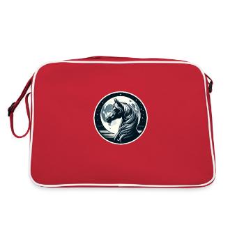 Art du cheval arabe - Sac Retro - rouge/blanc - Dos