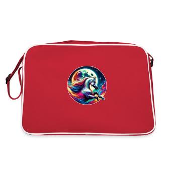 Art du cheval arabe - Sac Retro - rouge/blanc - Dos