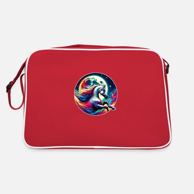 Arabische Pferdekunst Retro Tasche