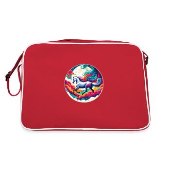Art du cheval arabe - Sac Retro - rouge/blanc - Dos