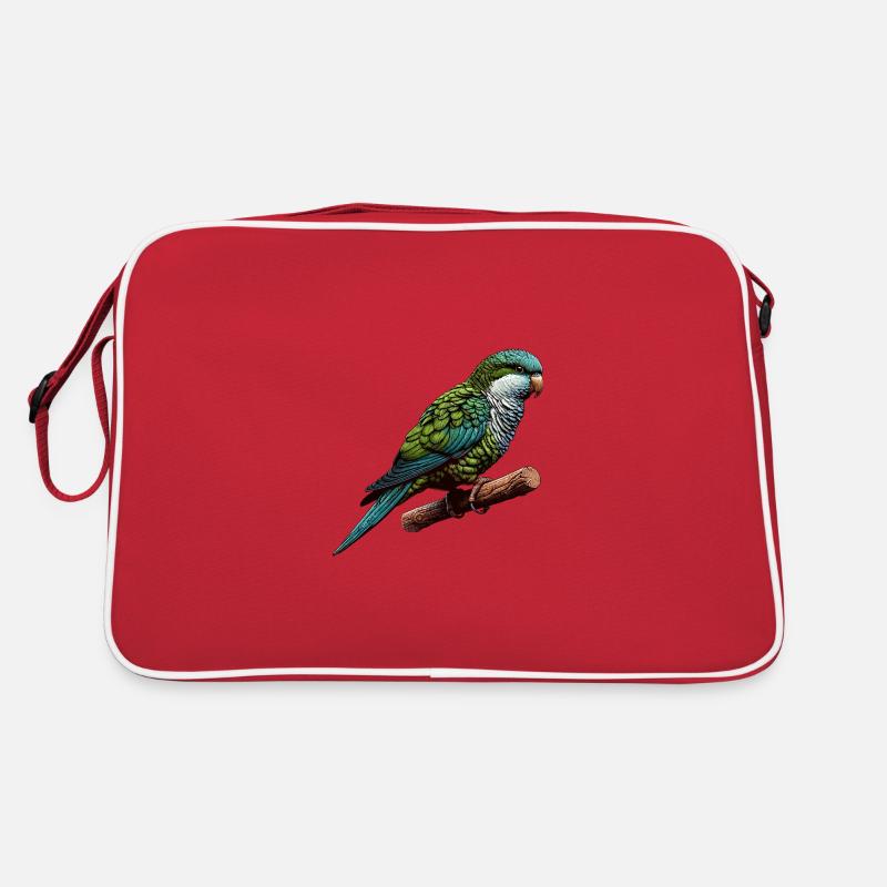 Perroquet Quaker Moine Perruche Sac Retro