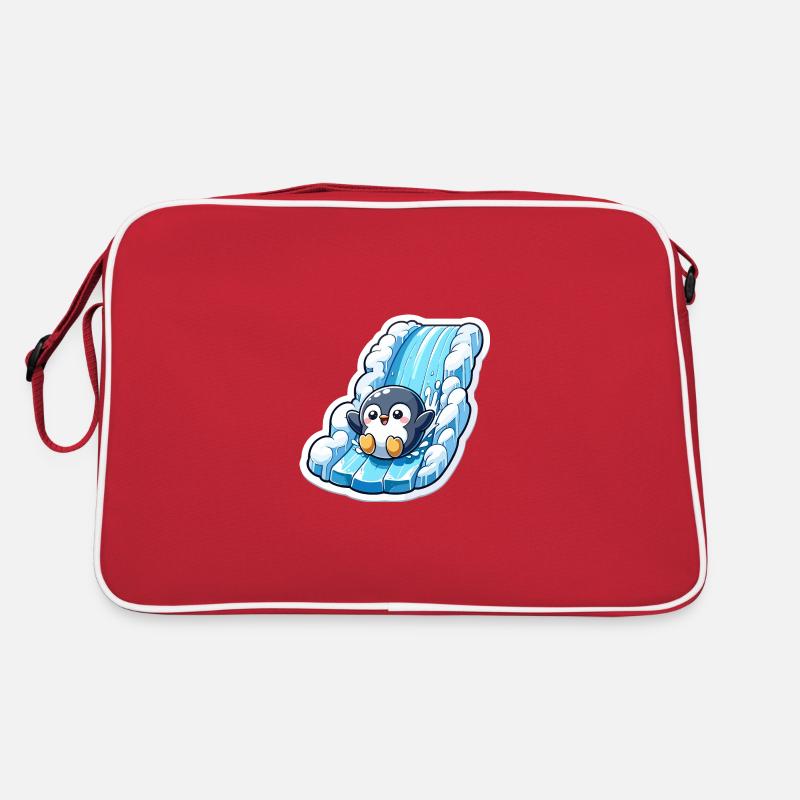 Cute Penguins Little Penguin Penguin Lover Retro Bag