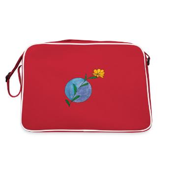 RoundFlower - Retro Bag - red/white - Back