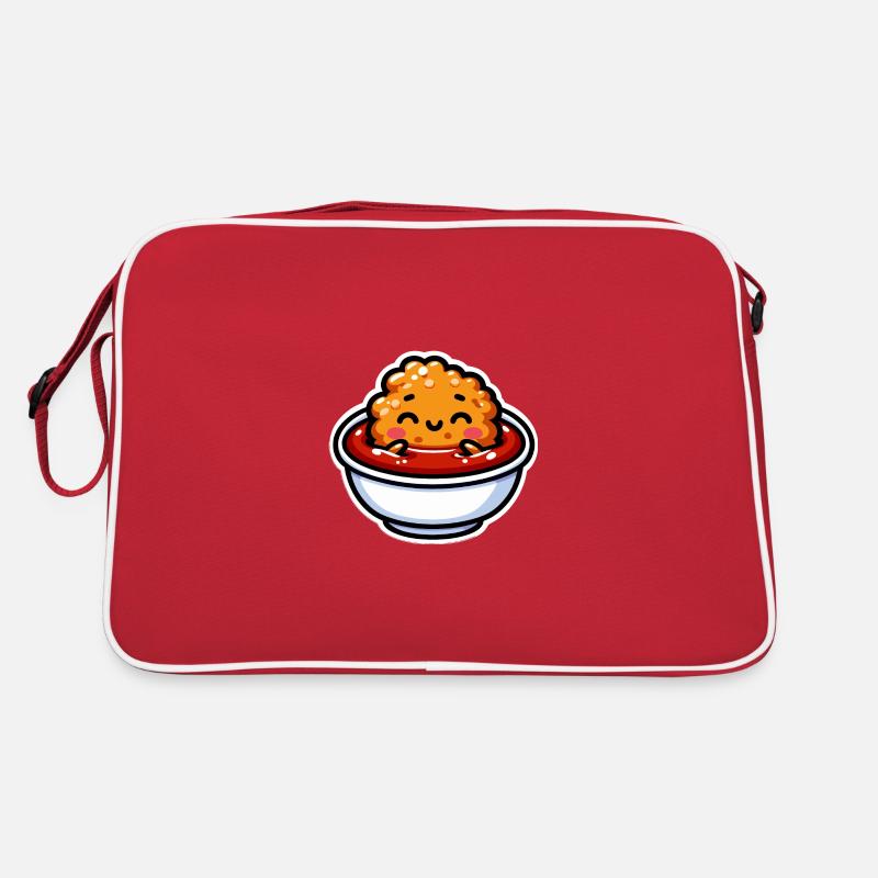 Chicken Nuggets Funny Nuggets Image Retro Bag