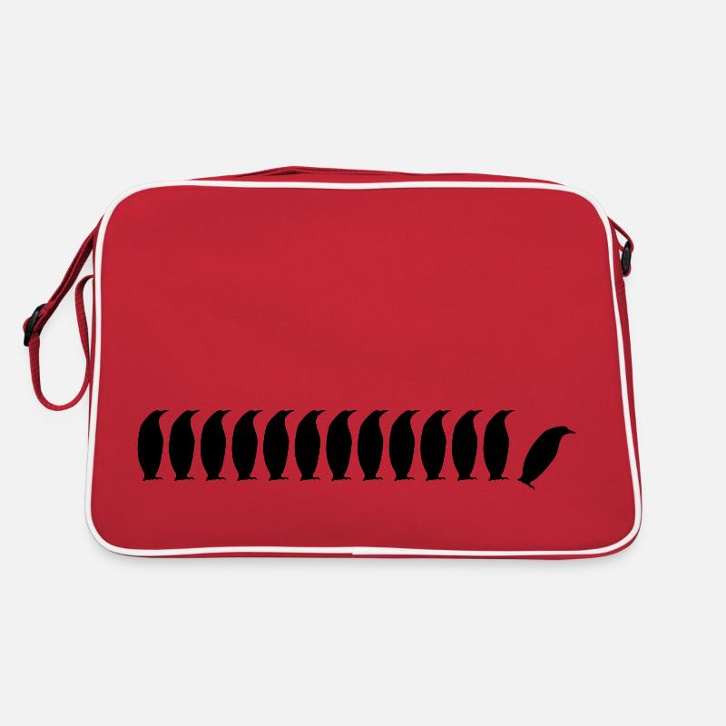 Pingouins noirs Sac Retro