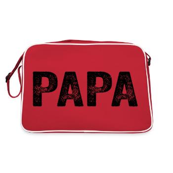 Papa Papa Papa Cadeau - Sac Retro - rouge/blanc - Dos