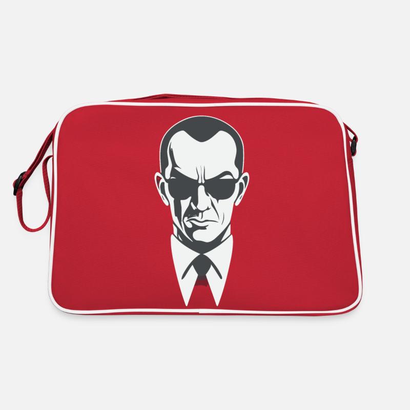 agent smith - Retro Bag - red/white