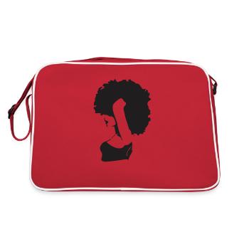 My afro - Retro Bag - red/white - Back