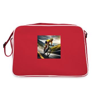 Victoire montagneuse : le Maillot Jaune attaque - Sac Retro - rouge/blanc - Dos