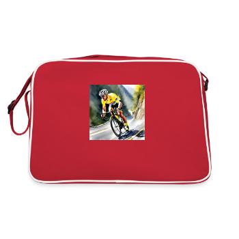 Beyond the Peloton - Retro Bag - red/white - Back