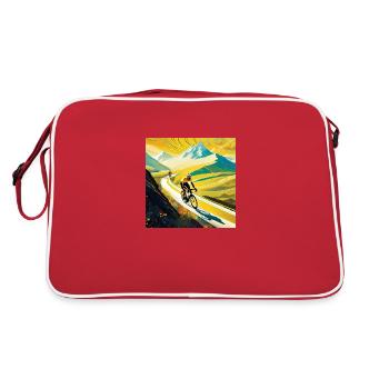 Vivid Altitude: Racing the Dream Peaks - Retro Bag - red/white - Back