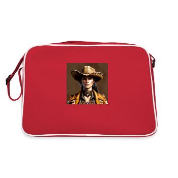 Un nouveau shérif est en ville - Sac Retro - rouge/blanc - Dos