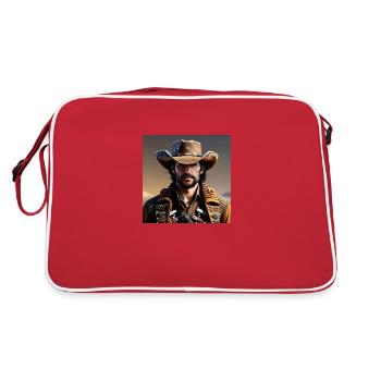 Cow-boy - Sac Retro - rouge/blanc - Dos