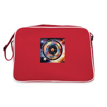 Dartboard Milky Way - Retro Bag - red/white - Back