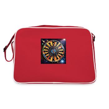 Fléchettes galactiques - Sac Retro - rouge/blanc - Dos