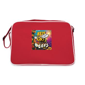 Bee Buzz - Retro Bag - red/white - Back