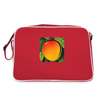 Mango on a Tree - Retro Bag - red/white - Back