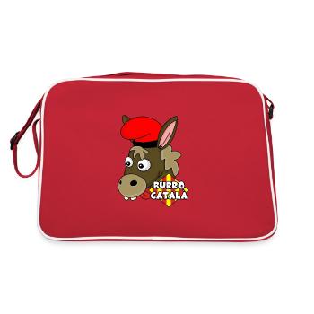 Donkey Catala - Sac Retro - rouge/blanc - Dos