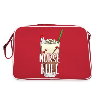 Nurse Energy Coffee Ice Cream I Cadeau - Sac Retro - rouge/blanc - Dos