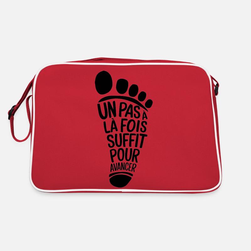 Un pas à la fois suffit pour avancer Sac Retro