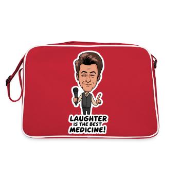 STAND UP COMEDIANS - Retro Bag - red/white - Back