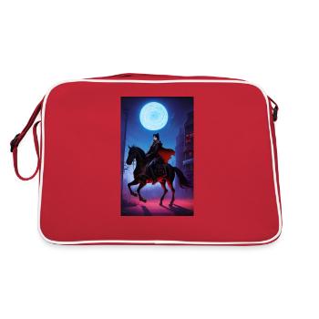 Chasseresse argentée - Sac Retro - rouge/blanc - Dos
