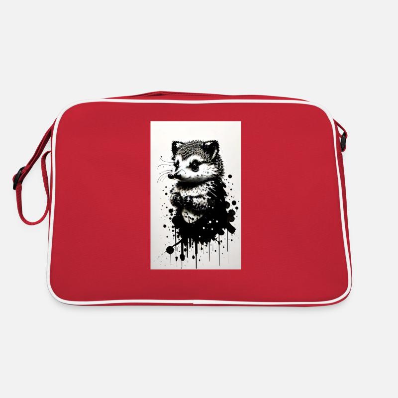 Niedlicher Igel Retro Tasche