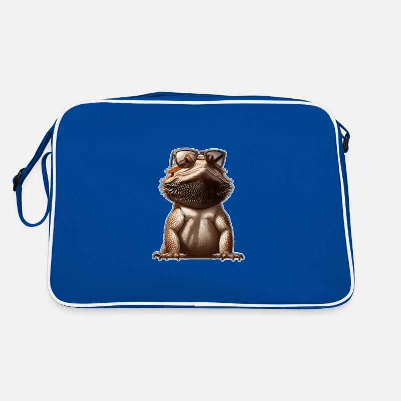 Bearded Dragon Lizard Retro Bag