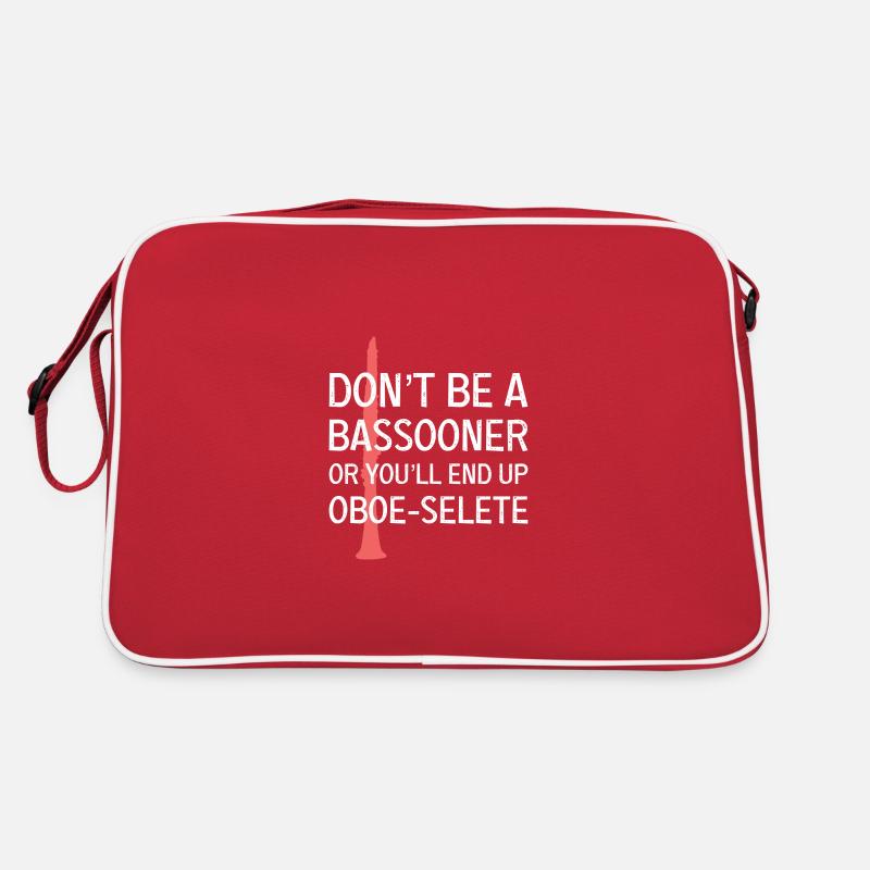 Oboe Orchestra Musician Instrument Gift Retro Bag