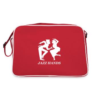 Jazz Hands Chorégraphe de danse jazz - Sac Retro - rouge/blanc - Dos